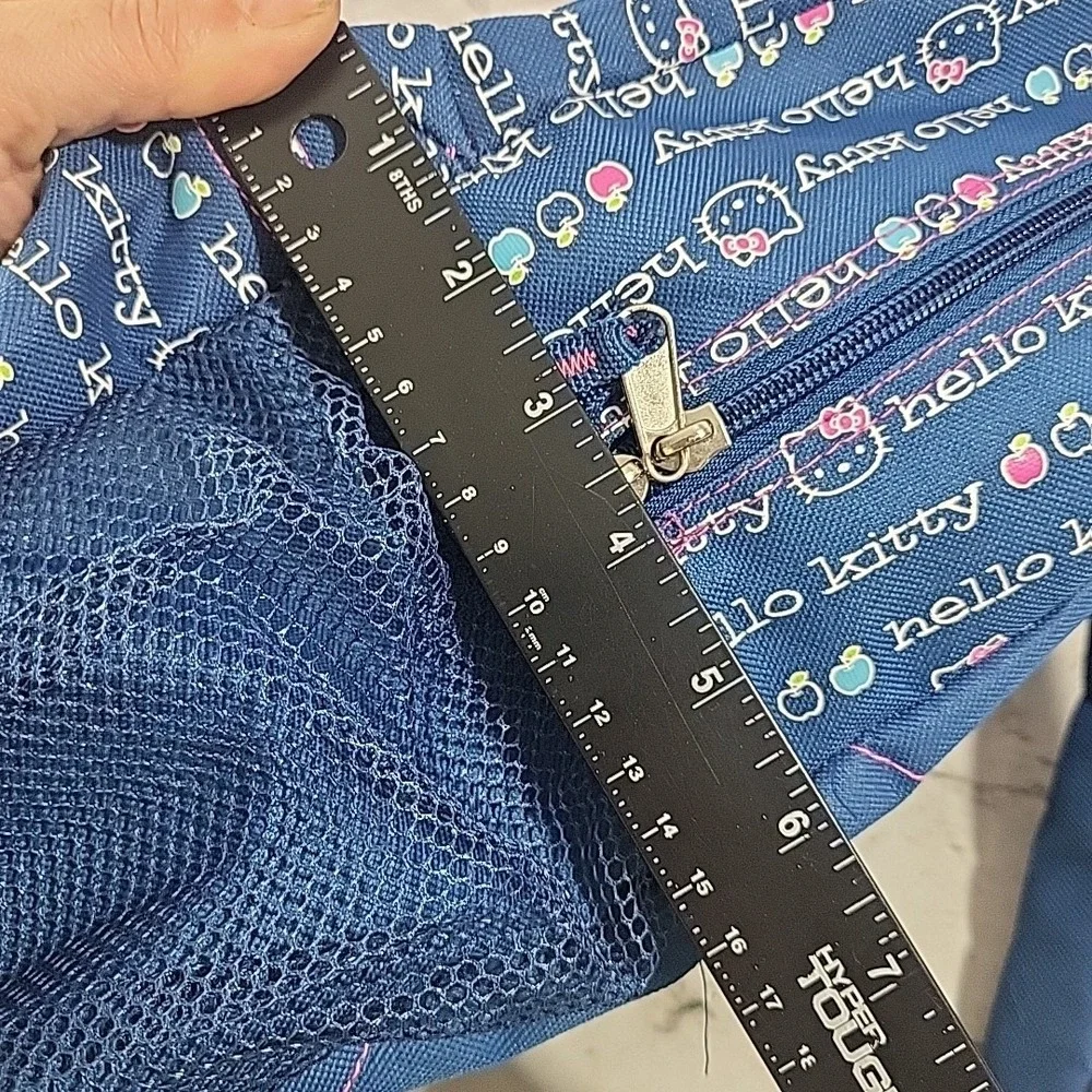 Sanrio Hello Kitty Full-Size Backpack All-Over Brand‎ Print School Book Bag